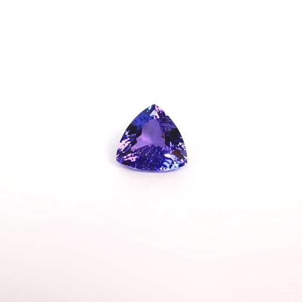 38468 tanzanite trillon 9x9 2.63cts