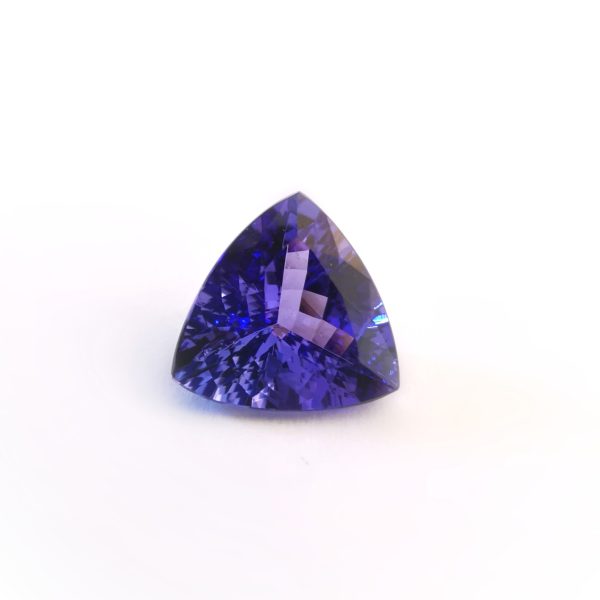 38945 tanzanite trillon 9x9  2.16cts