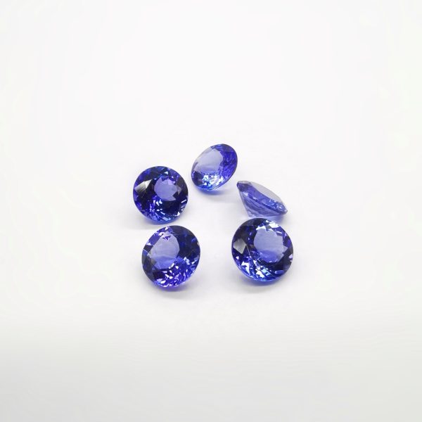 40553 TANZANITE RONDE 8mm 1.85ct