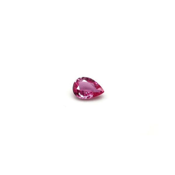41750 Saphir rose poire 9x7 5.55cts