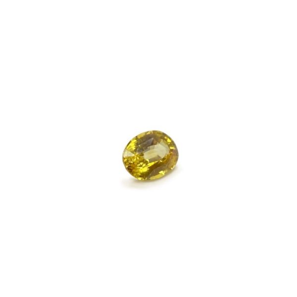 41388 Saphir Ovale Jaune 101x79 3.55cts