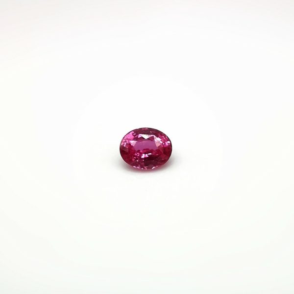 42107 Saphir rose ovale 82x66 2.15cts