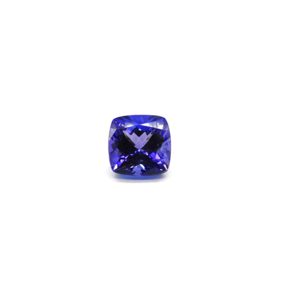 40560 TANZANITE COUSSIN 9x9 5.35cts