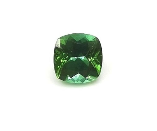 42709 TOURMALINE VERTE COUSSIN 8X8 ; 2.38CTS
