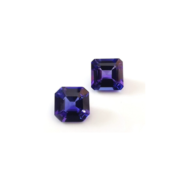 42657 LOTS TANZANITES CPC 10X10 9.47 CTS