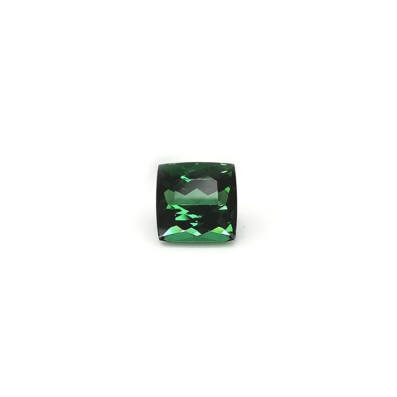 42700 TOURMALINE VERTE COUSSIN 110X110 6.49 CTS