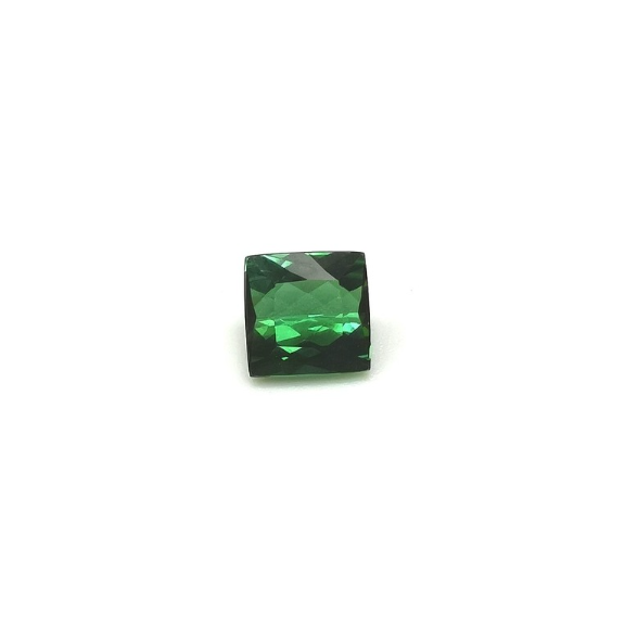 42706 TOURMALINE VERTE COUSSIN 10X10 4.51 CTS