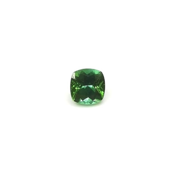 42709 TOURMALINE VERTE COUSSIN 80X80 2.38 CTS