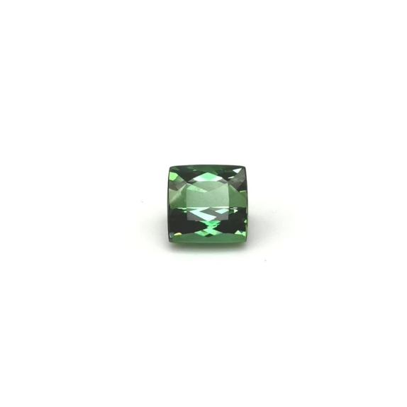 42705 TOURMALINE VERTE COUSSIN 9X9 4.11 CTS
